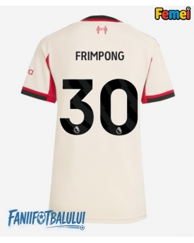 Liverpool Jeremie Frimpong #30 Tricou Fotbal Replică 2025-26 Femei Deplasare
